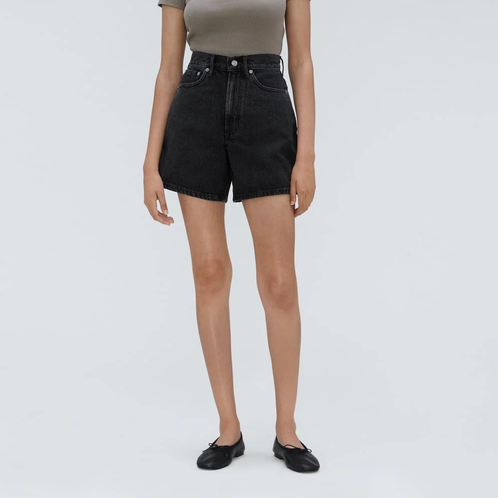 Everlane A-Line Denim Shorts - Picture 3 of 7